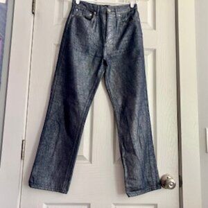 BDG, Metallic Urban outfitters Metallic Jeans. Size 26 (small).
